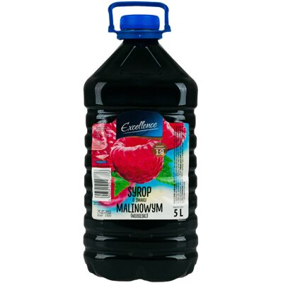 EXCELLENCE Syrop Gastronomiczny O Smaku Malinowym 5L. Kolor Niebieski. EXCELLENCE Syrop Gastronomiczny O Smaku Malinowym 5L. Kolor Niebieski.