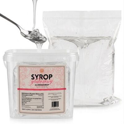 Schronisko Bukowina Syrop glukozowy spożywczy 5 kg – do cukiernictwa, piekarnictwa i gastronomii, czysty, klarowny, przeciwkrystalizacyjny Schronisko Bukowina Syrop glukozowy spożywczy 5 kg – do cukiernictwa, piekarnictwa i gastronomii, czysty, klarowny, przeciwkrystalizacyjny