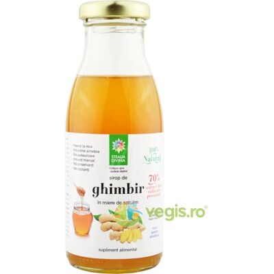 Inny producent Syrop Imbirowy z Miodem Tłoczonym Na Zimno 230ml Inny producent Syrop Imbirowy z Miodem Tłoczonym Na Zimno 230ml