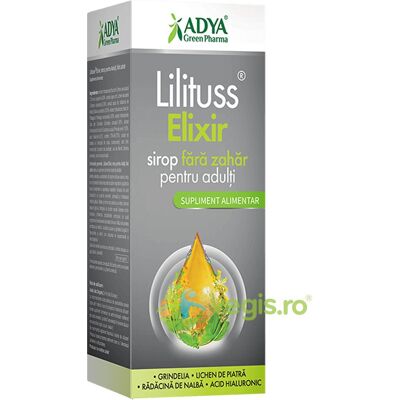 Inny producent Syrop Lilituss Elixir dla dorosłych bez cukru 180ml Inny producent Syrop Lilituss Elixir dla dorosłych bez cukru 180ml
