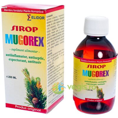 Inny producent Syrop Mugorex (Przeciwzapalny, Antyseptyczny) 200ml Inny producent Syrop Mugorex (Przeciwzapalny, Antyseptyczny) 200ml