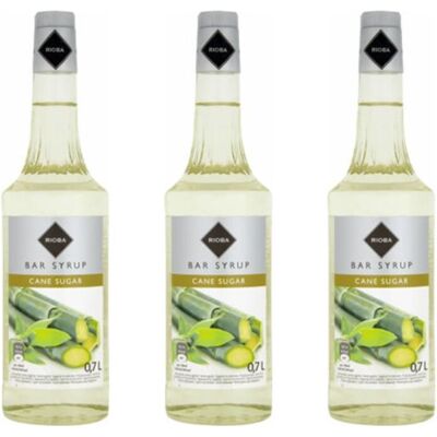 Syrop Rioba Cukier Trzcinowy 3x700ml - Perfekcyjny Dodatek do Koktajli i Napojów Syrop Rioba Cukier Trzcinowy 3x700ml - Perfekcyjny Dodatek do Koktajli i Napojów
