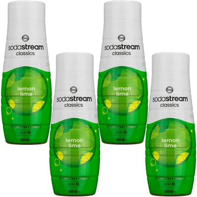 Syrop SodaStream SODASTREAM Cytryna Limonka, 4 szt. - 440ml koncentrat do wody gazowanej napój do saturatora Syrop SodaStream SODASTREAM Cytryna Limonka, 4 szt. - 440ml koncentrat do wody gazowanej napój do saturatora