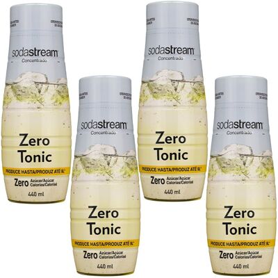 Syrop do saturatora SODASTREAM Tonic Zero, 4 szt. - 440 ml koncentrat bez cukru do wody gazowanej napój tonik Syrop do saturatora SODASTREAM Tonic Zero, 4 szt. - 440 ml koncentrat bez cukru do wody gazowanej napój tonik