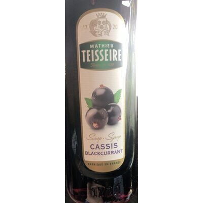 Inny producent Syrop z czarnej porzeczki Teisseire 700 ml Inny producent Syrop z czarnej porzeczki Teisseire 700 ml
