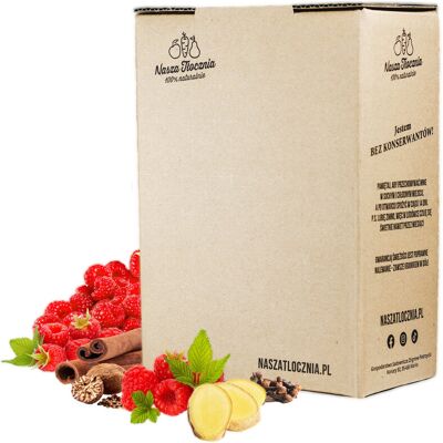 Nasza Tłocznia Syrop z MALIN KORZENNY 100% Niskosłodzony 3L Nasza Tłocznia Syrop z MALIN KORZENNY 100% Niskosłodzony 3L
