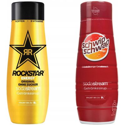 Zestaw syropów ESITEO Rockstar Energy Cola Orange - Do Sodastream Zestaw syropów ESITEO Rockstar Energy Cola Orange - Do Sodastream