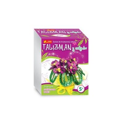 Creative Talizman Z Cekinów - Fiołki, Zestaw Do Kreatywnej Zabawy Creative Talizman Z Cekinów - Fiołki, Zestaw Do Kreatywnej Zabawy