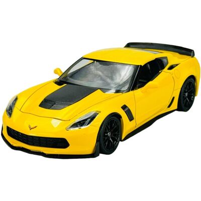 Welly 2017 Chevrolet Corvette Z06 Żółty 1:24 24085 Welly 2017 Chevrolet Corvette Z06 Żółty 1:24 24085