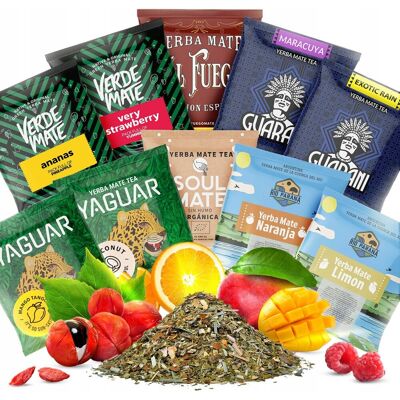 Verde Mate Yerba Mate Najlepsze Na Start 10x50g Tylko Owocowe Verde Mate Yerba Mate Najlepsze Na Start 10x50g Tylko Owocowe