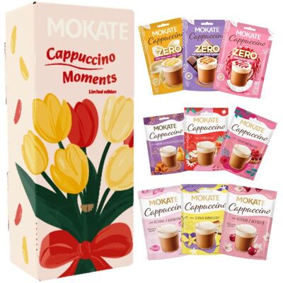 Zestaw Na Prezent Kawa Cappuccino Mokate Napój Kawowy Mix 12 Smaków 24szt Zestaw Na Prezent Kawa Cappuccino Mokate Napój Kawowy Mix 12 Smaków 24szt