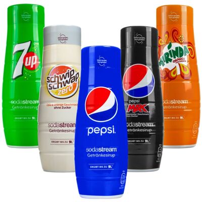Esitéo 5x Syrop SodaStream - Różne Smaki - Koncentrat do Użytku Domowego Esitéo 5x Syrop SodaStream - Różne Smaki - Koncentrat do Użytku Domowego