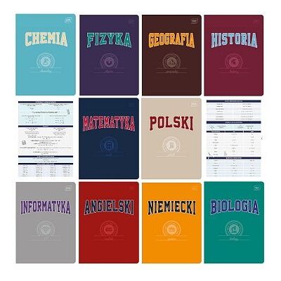 Zeszyty Tematyczne A5/60k Interdruk 10 Szt Ściąga W Środku Zeszyty Tematyczne A5/60k Interdruk 10 Szt Ściąga W Środku