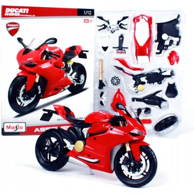 Ducati 1199 Panigale Motocykl Motor 1:12 Model Do Składania Maisto Ducati 1199 Panigale Motocykl Motor 1:12 Model Do Składania Maisto