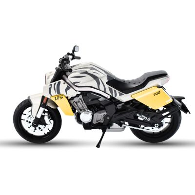 Huayi Motocykl Benda Tang Dao Lfs700 Biały 1/12 Światła + Dźwięk Huayi Motocykl Benda Tang Dao Lfs700 Biały 1/12 Światła + Dźwięk