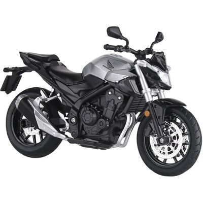 Huayi Motocykl Honda Cb400f Srebrny 1/12 Światła + Dźwięk Huayi Motocykl Honda Cb400f Srebrny 1/12 Światła + Dźwięk