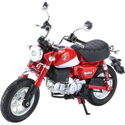 Huayi Motocykl Honda Monkey 125 Czerwony 1/12 Światła Huayi Motocykl Honda Monkey 125 Czerwony 1/12 Światła