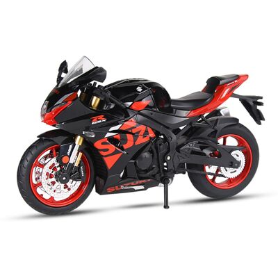 Huayi Motocykl Suzuki Gsx1000r Czarny 1/12 Światła + Dźwięk Huayi Motocykl Suzuki Gsx1000r Czarny 1/12 Światła + Dźwięk
