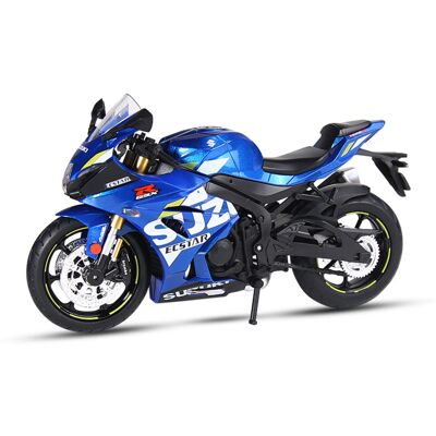Huayi Motocykl Suzuki Gsx1000r Niebieski 1/12 Światła + Dźwięk Huayi Motocykl Suzuki Gsx1000r Niebieski 1/12 Światła + Dźwięk