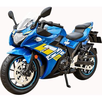 Huayi Motocykl Suzuki Gsx250r Niebieski 1/12 Światła + Dźwięk Huayi Motocykl Suzuki Gsx250r Niebieski 1/12 Światła + Dźwięk
