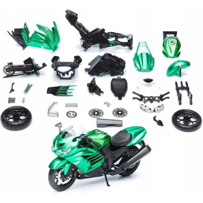 Kawasaki Ninja Zx-14r Motocykl Motor 1:12 Model Do Składania Maisto Kawasaki Ninja Zx-14r Motocykl Motor 1:12 Model Do Składania Maisto