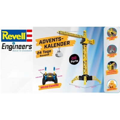 Revell Engineers Mega Crane – Kalendarz Adwentowy, Model Dźwigu Revell Engineers Mega Crane – Kalendarz Adwentowy, Model Dźwigu