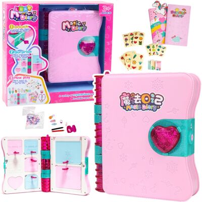Lean Toys Sekretny Pamiętnik Na Kluczyk Magiczny Z Akcesoriami Różowy Lean Toys Sekretny Pamiętnik Na Kluczyk Magiczny Z Akcesoriami Różowy