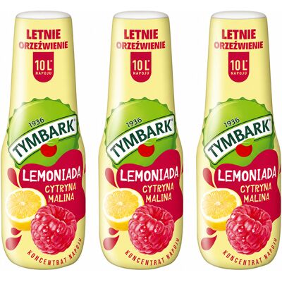 Syrop Koncentrat Do Saturatora Wody Napój Tymbark Cytryna Malina 500ml X3 Syrop Koncentrat Do Saturatora Wody Napój Tymbark Cytryna Malina 500ml X3