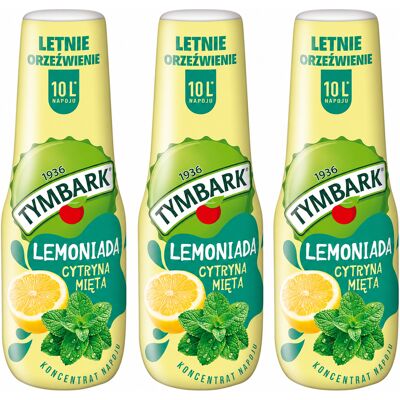 Syrop Koncentrat Do Saturatora Wody Napój Tymbark Cytryna Mięta 500ml X3 Syrop Koncentrat Do Saturatora Wody Napój Tymbark Cytryna Mięta 500ml X3