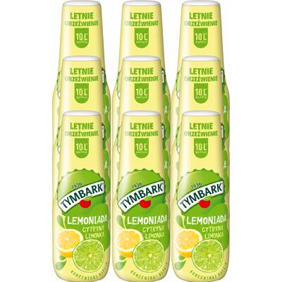 Syrop Koncentrat Saturatora Wody Napój Tymbark Cytryna Limonka 500ml X9 Syrop Koncentrat Saturatora Wody Napój Tymbark Cytryna Limonka 500ml X9