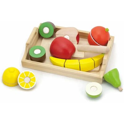 Zestaw drewnianych owoców Viga Toys z magnesem Zestaw drewnianych owoców Viga Toys z magnesem