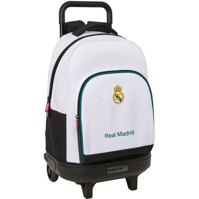 Safta Wózek Szkolny Na Kółkach Real Madrid 26/27 Z Wysuwaną Rączką 45 Cm Safta Wózek Szkolny Na Kółkach Real Madrid 26/27 Z Wysuwaną Rączką 45 Cm