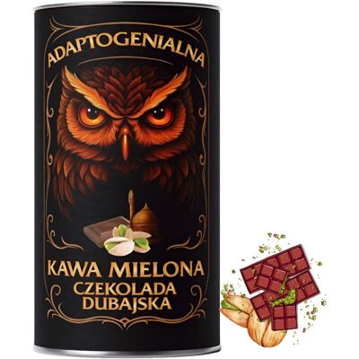 Adaptogenialna Kawa Mielona Dubajska Czekolada 100g Adaptogenialna Kawa Mielona Dubajska Czekolada 100g
