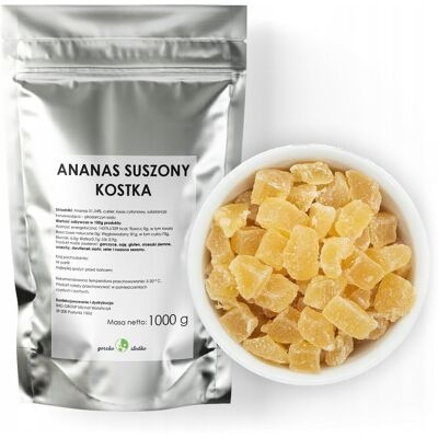 gorzkoislodko Ananas Kostka Smaczna Przekąska 1Kg gorzkoislodko Ananas Kostka Smaczna Przekąska 1Kg