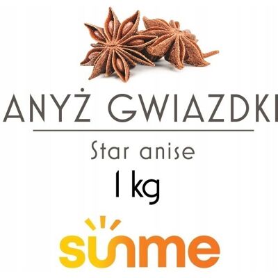 Sunme Anyż - Gwiazdka 1 Kg Sunme Anyż - Gwiazdka 1 Kg