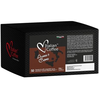 Italian Coffee Aroma Crema Kapsułki Do Lavazza Espresso Point - 50 Kapsułek Italian Coffee Aroma Crema Kapsułki Do Lavazza Espresso Point - 50 Kapsułek