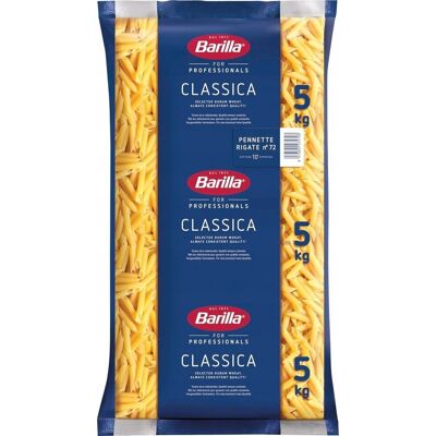 Barilla Pennette Rigate n.72 Makaron Durum 5 kg Włoski Makaron Barilla Barilla Pennette Rigate n.72 Makaron Durum 5 kg Włoski Makaron Barilla