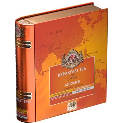 Basilur BREAKFAST TEA ASIA zestaw herbat 4 SMAKI do śniadania TOREBKI w puszce - 32 szt. Basilur BREAKFAST TEA ASIA zestaw herbat 4 SMAKI do śniadania TOREBKI w puszce - 32 szt.