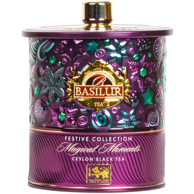 Basilur Magical Moments Herbata Czarna Świąteczna Owoce Leśne Winogrono - Liściasta W Puszce 75 G Basilur Magical Moments Herbata Czarna Świąteczna Owoce Leśne Winogrono - Liściasta W Puszce 75 G