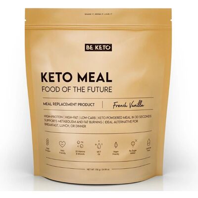 BeKeto Keto Posiłek - Francuska Wanilia 700g BeKeto Keto Posiłek - Francuska Wanilia 700g