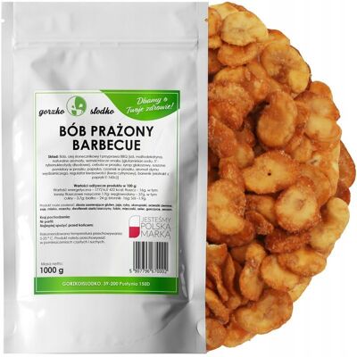 gorzkoislodko Bób Prażony Barbecue Chrupiąca Przekąska 1Kg gorzkoislodko Bób Prażony Barbecue Chrupiąca Przekąska 1Kg
