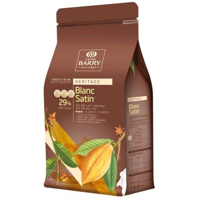 Callebaut Cacao Barry Czekolada Biała Blanc Satin 29% 5 Kg Callebaut Cacao Barry Czekolada Biała Blanc Satin 29% 5 Kg