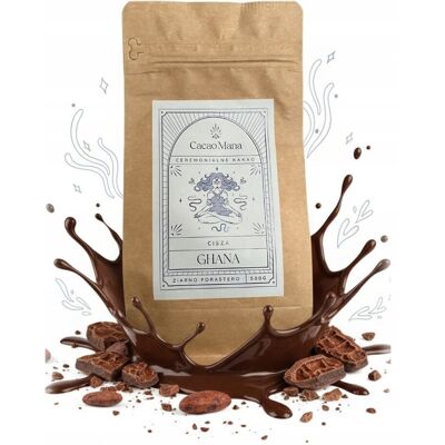 Inny producent CacaoMana Ghana Cisza 500 g KAKAO CEREMONIALNE ODPRĘŻENIE MEDYTACJA Inny producent CacaoMana Ghana Cisza 500 g KAKAO CEREMONIALNE ODPRĘŻENIE MEDYTACJA