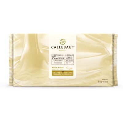 Callebaut Czekolada Biała Bez Cukru Malchoc 30,7% 5 Kg Callebaut Czekolada Biała Bez Cukru Malchoc 30,7% 5 Kg
