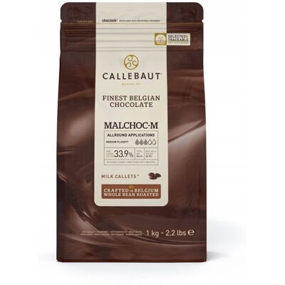 Callebaut Czekolada Mleczna Malchoc 1Kg Bez Cukru Callebaut Czekolada Mleczna Malchoc 1Kg Bez Cukru