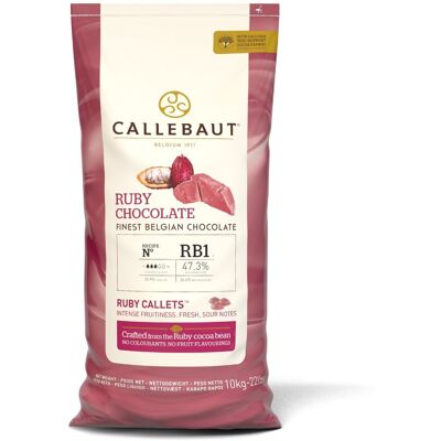 Callebaut Czekolada Rubinowa Różowa Ruby Rb1 47,5% 10 Kg Callebaut Czekolada Rubinowa Różowa Ruby Rb1 47,5% 10 Kg