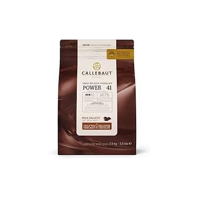 Callebaut - POWER 41 - Belgijska - 2.5 kg - Czekolada mleczna Callebaut - POWER 41 - Belgijska - 2.5 kg - Czekolada mleczna