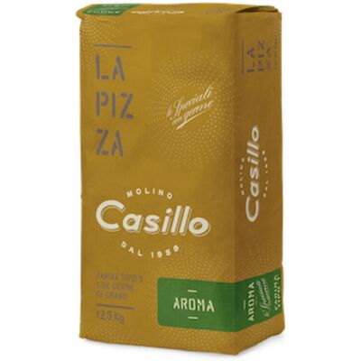 CASILLO Mąka Premium typ 1 Aroma 12,5 kg - mąka typu 1 z kiełkami pszenicy do pizzy CASILLO Mąka Premium typ 1 Aroma 12,5 kg - mąka typu 1 z kiełkami pszenicy do pizzy
