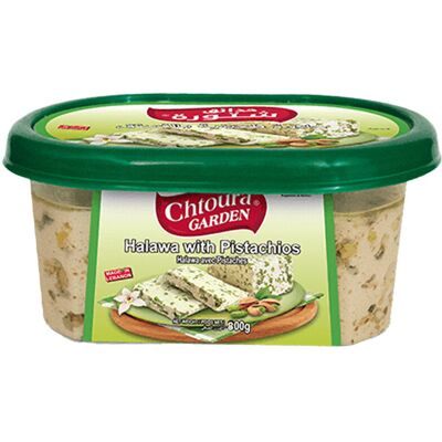 Chałwa Sezamowa z Pistacjami 800g Chtoura Garden Chałwa Sezamowa z Pistacjami 800g Chtoura Garden