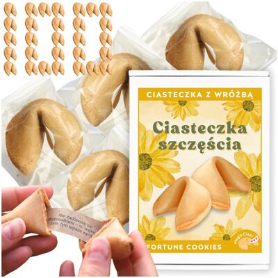 Magia Ciast Chińskie Ciasteczka Szczęścia z Wróżbą dla Gości Ciastko Magia Losu 100 szt Magia Ciast Chińskie Ciasteczka Szczęścia z Wróżbą dla Gości Ciastko Magia Losu 100 szt